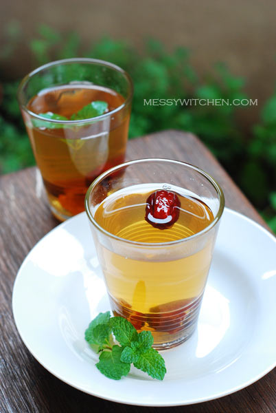 Mint Tea With Honey & Red Dates